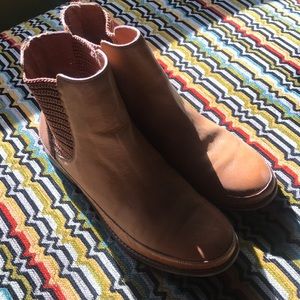 Leather booties- size 8.5- by The Sak